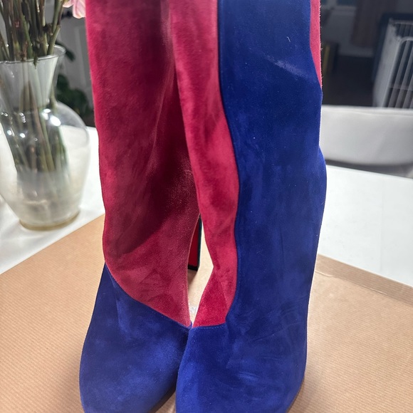 Christian Louboutin Color Block Booties - Picture 3 of 3